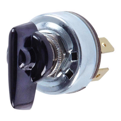 Jandorf 4 amps Single Pole Rotary Appliance Switch Black/Silver