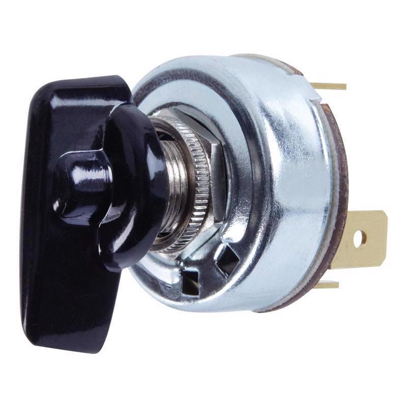 Jandorf 4 amps Single Pole Rotary Appliance Switch Black/Silver
