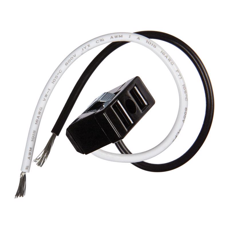 Jandorf 15 amps 125 V Black Outlet