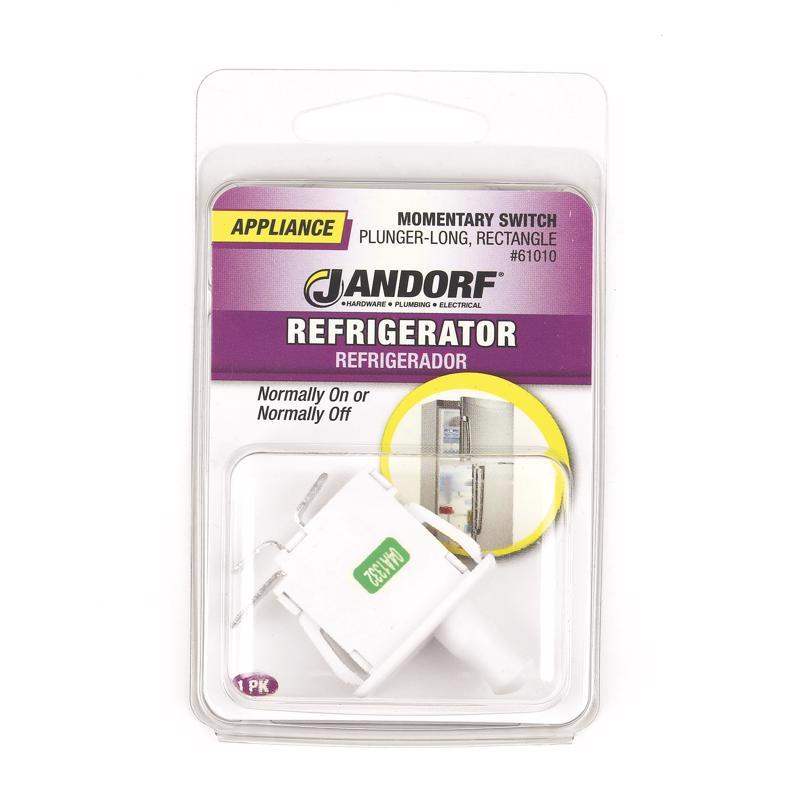 Jandorf 12 amps Momentary Appliance Switch White