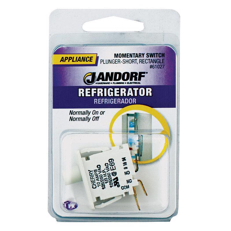 Jandorf 16 amps Momentary Appliance Switch White