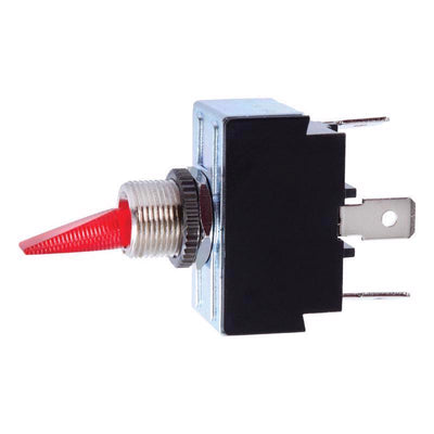 Jandorf 21 amps Single Pole Toggle Automotive/Marine Switch Red/Silver
