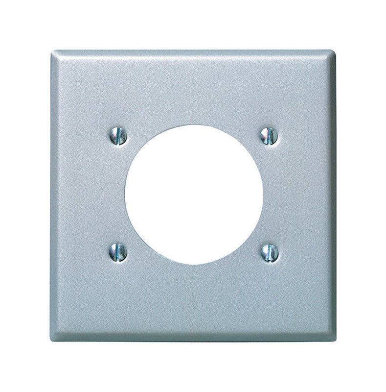 Leviton Smooth 2 gang Steel Outlet Wall Plate