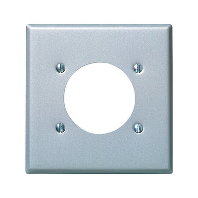 Leviton Smooth 2 gang Steel Outlet Wall Plate