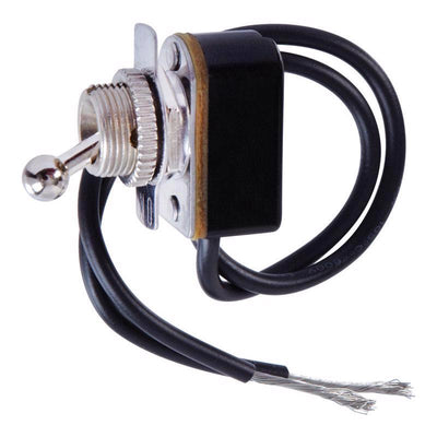 Jandorf 6 amps Single Pole Ball Toggle Power Tool Switch Black/Silver