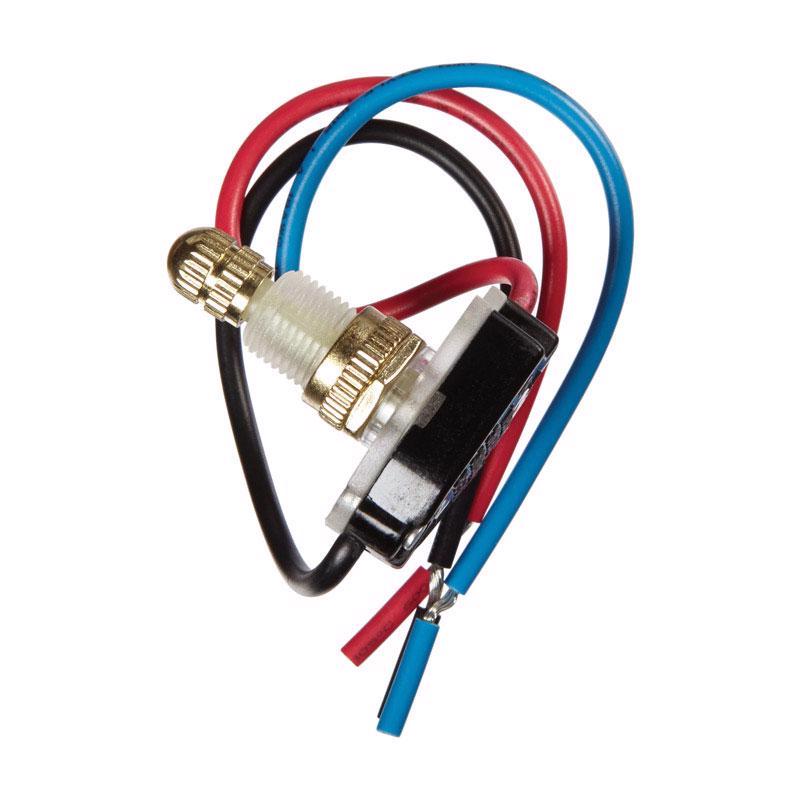 Jandorf 6 amps Single Pole or 3-way Rotary Appliance Switch Brass