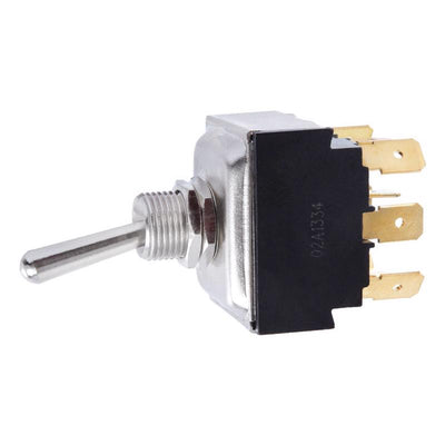 Jandorf 24 amps Three Pole Toggle Power Tool Switch Black