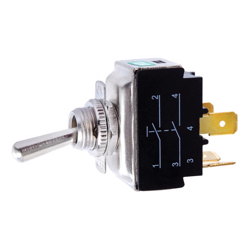Jandorf 20 amps Double Pole Toggle Power Tool Switch Silver
