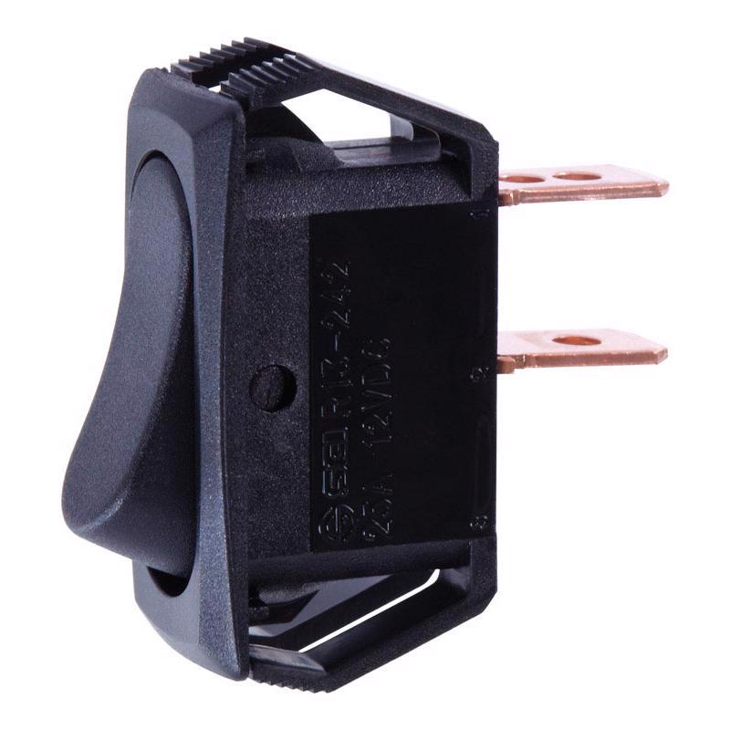 Jandorf 25 amps Single Pole Rocker Automotive/Marine Switch Black