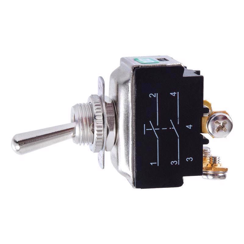 Jandorf 20 amps Double Pole Toggle Power Tool Switch Silver