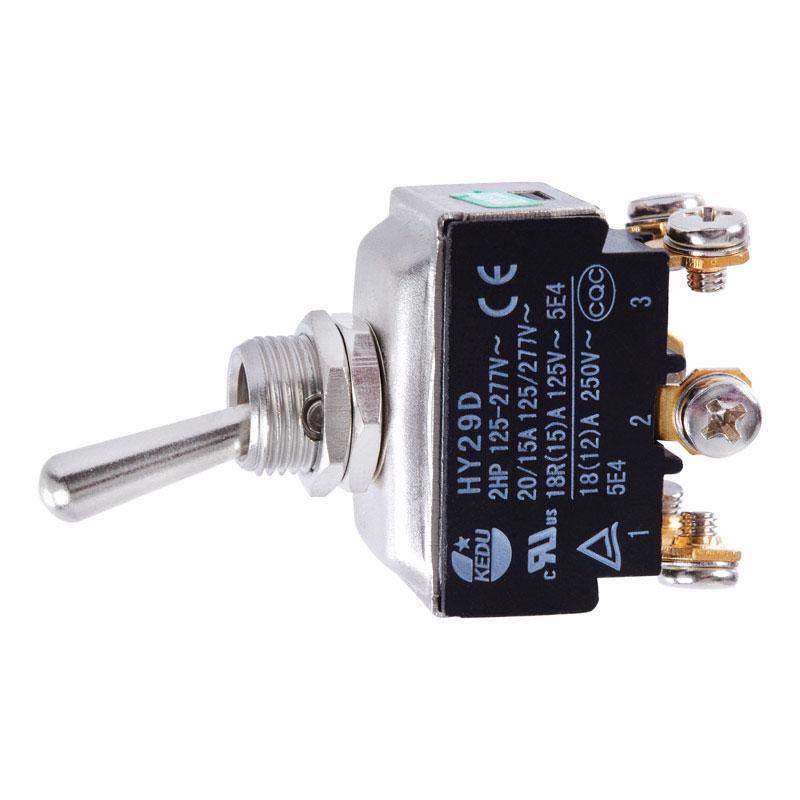 Jandorf 20 amps Double Pole Toggle Power Tool Switch Silver