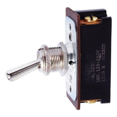 Jandorf 16 amps Double Pole Toggle Power Tool Switch Black/Silver
