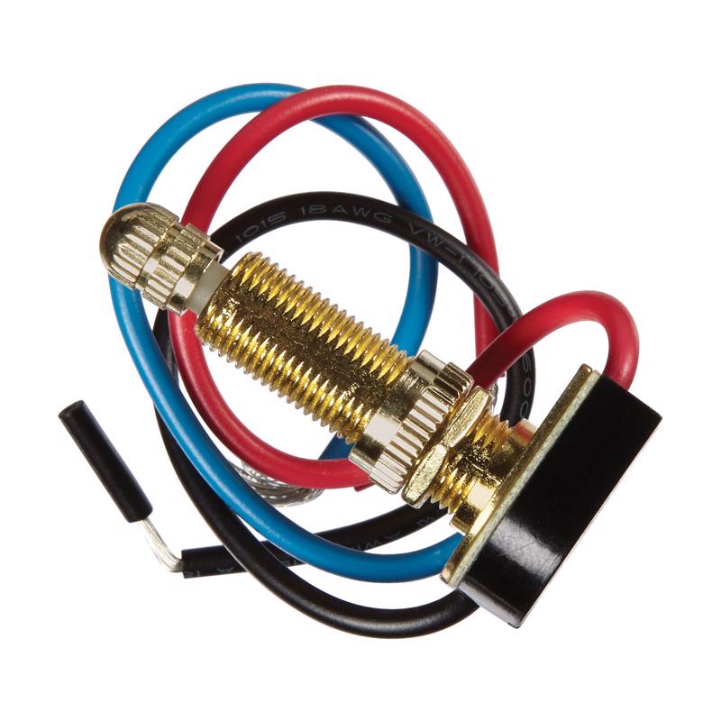 Jandorf 6 amps Single Pole or 3-way Rotary Appliance Switch Brass
