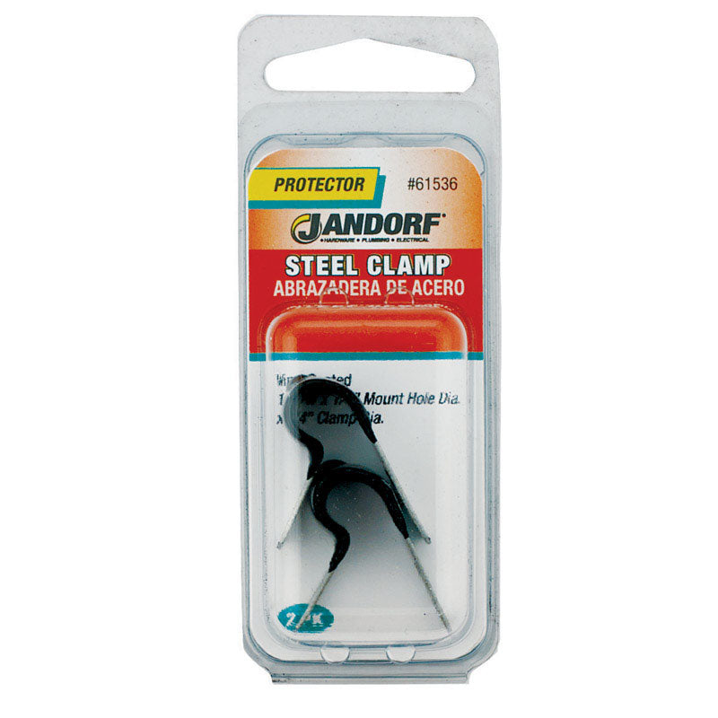 Jandorf 1/4 in. D Steel Clamp 2 pk
