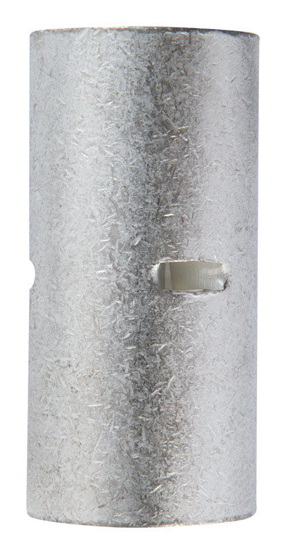 Jandorf 2/0 Ga. Uninsulated Wire Terminal Butt Splice Silver