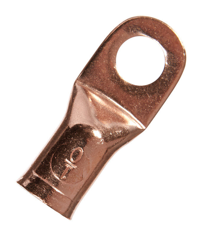 Jandorf 1/0 Ga. Uninsulated Wire Electrical Lug Copper