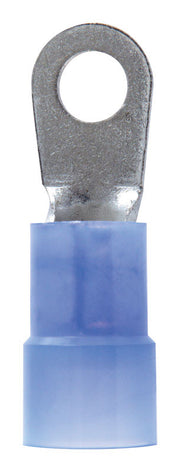 Jandorf 6 Ga. Insulated Wire Ring Terminal Blue 2 pk