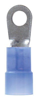 Jandorf 6 Ga. Insulated Wire Ring Terminal Blue 2 pk