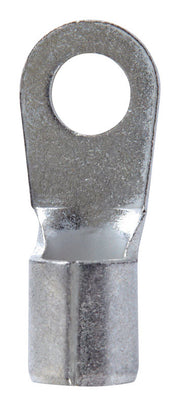 Jandorf 6 Ga. Uninsulated Wire Ring Terminal Silver 2 pk