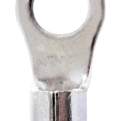 Jandorf 12-10 Ga. Insulated Wire Terminal Ring Silver 5 pk