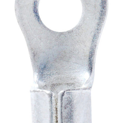Jandorf 12-10 Ga. Uninsulated Wire Ring Terminal Silver 5 pk