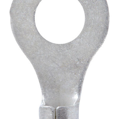 Jandorf 12-10 Ga. Uninsulated Wire Ring Terminal Silver 5 pk