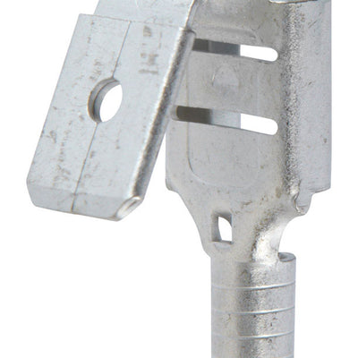 Jandorf 16-14 Ga. Uninsulated Wire Terminal Disconnect Silver 5 pk