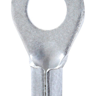 Jandorf 22-18 Ga. Uninsulated Wire Ring Terminal Silver 5 pk