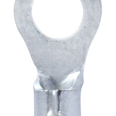 Jandorf 22-18 Ga. Uninsulated Wire Ring Terminal Silver 5 pk