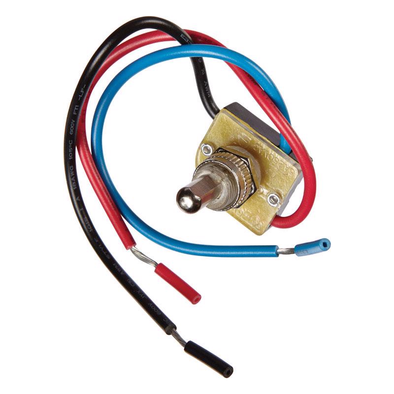 Jandorf 6 amps Single Pole or 3-way Push Button Appliance Switch Gray