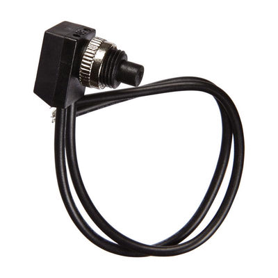 Jandorf 6 amps Single Pole Push Button Appliance Switch Black