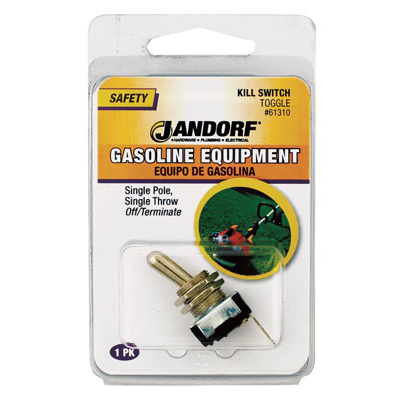 Jandorf 21 amps Single Pole Kill Automotive/Marine Switch Black/Silver
