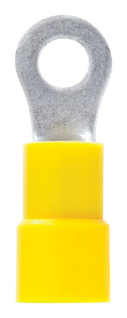 Jandorf 12-10 Ga. Insulated Wire Ring Terminal Yellow 5 pk