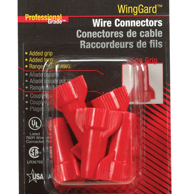 Gardner Bender WingGard 22-6 Ga. Copper Wire Wire Connector Red 6 pk