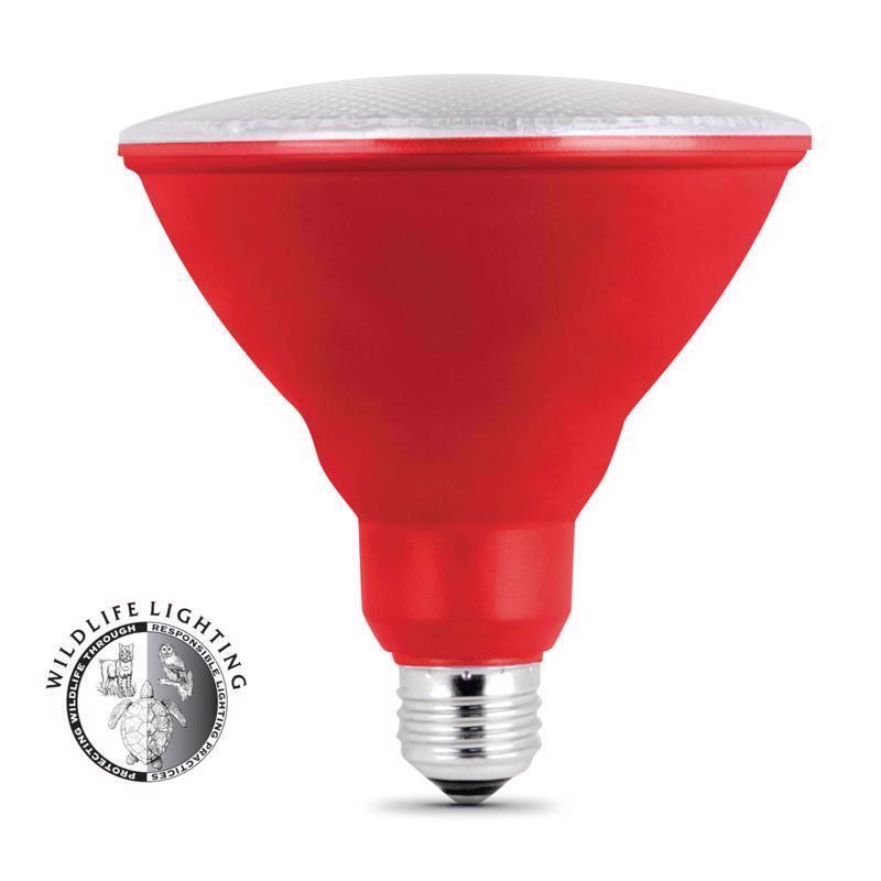 Feit PAR38 E26 (Medium) LED Bulb Red 120 Watt Equivalence