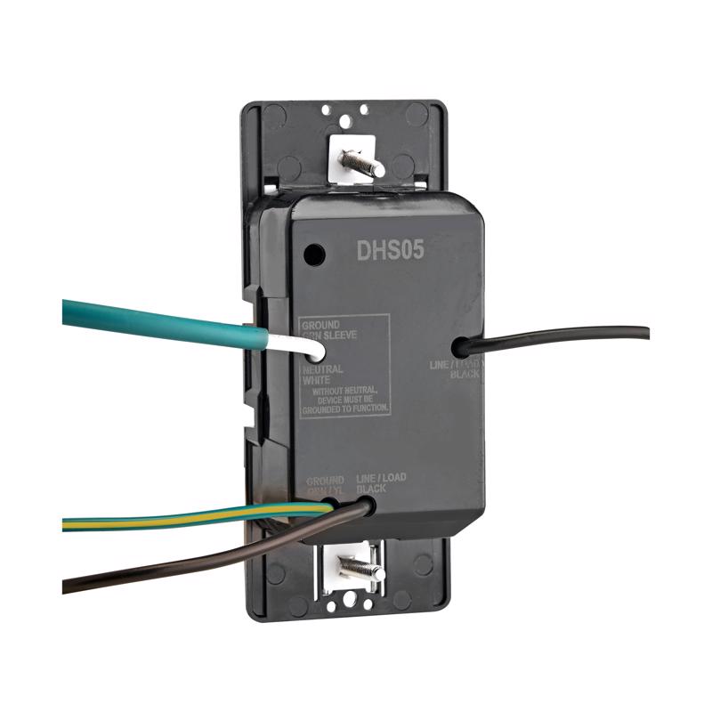 Leviton Decora 5 amps Single Pole Single Pole Humidity Sensor/Fan Control White