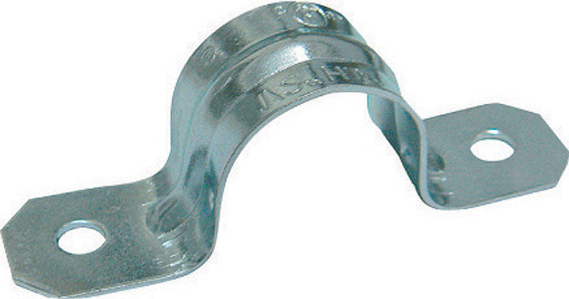 Sigma Electric ProConnex 3/4 in. D Zinc-Plated Steel 2 Hole Strap 50 pk