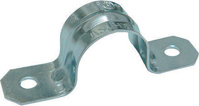 Sigma Electric ProConnex 1/2 in. D Zinc-Plated Steel 2 Hole Strap 100 pk