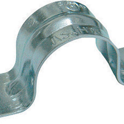Sigma Electric ProConnex 1/2 in. D Zinc-Plated Steel 2 Hole Strap 100 pk