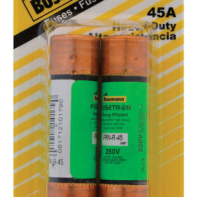 Bussmann 45 amps Dual Element Time Delay Fuse 2 pk