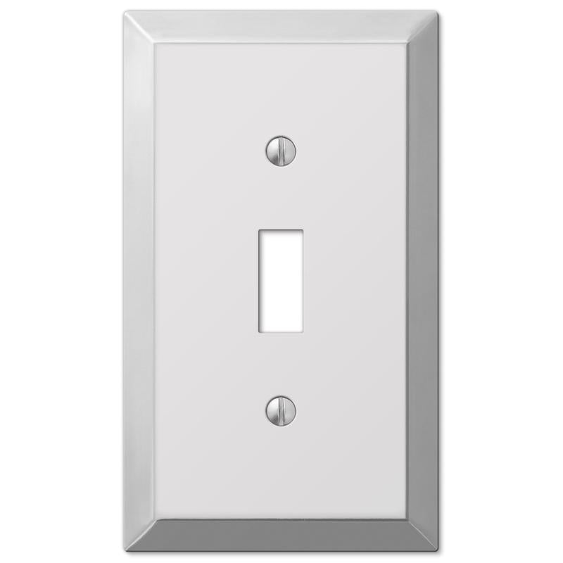 Amerelle Century Polished Chrome 1 gang Stamped Steel Toggle Wall Plate