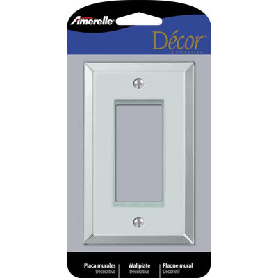 Amerelle Clear 1 gang Acrylic Decorator Wall Plate