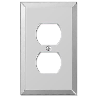 Amerelle Clear 1 gang Acrylic Duplex Wall Plate