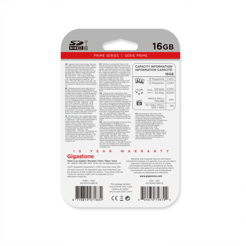 Gigastone SD HC Flash Memory Universal Pack