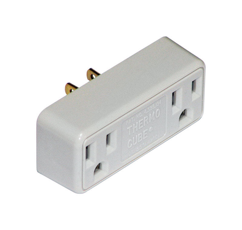 Thermocube Polarized 2 outlets Thermostatically Controlled Outlet