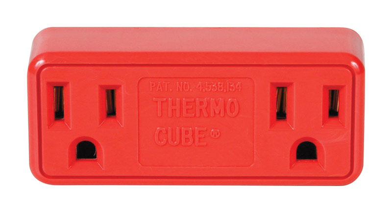 Thermocube Non-Polarized 2 outlets Outlet Converter Surge Protection