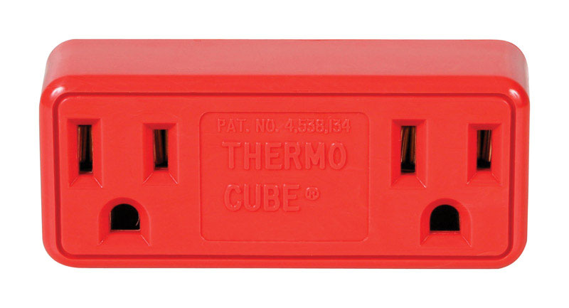 Thermocube Non-Polarized 2 outlets Outlet Converter