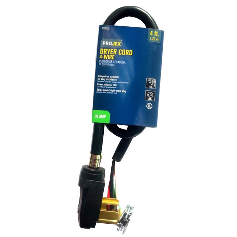 Projex 10/4 SRDT 4 ft. L Dryer Cord
