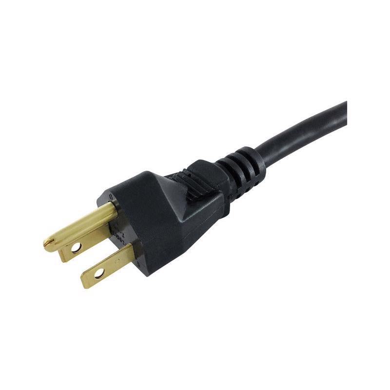 Projex Indoor or Outdoor 25 ft. L Black Extension Cord 16/3
