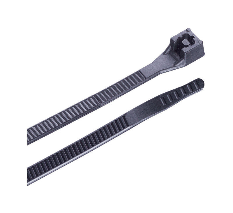 Gardner Bender 11 in. L Black Cable Tie 100 pk